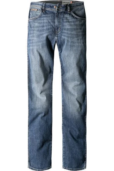 Wrangler Texas Stretch worn broke W121//37X Jeans, Regular Fit, Baumwoll-Stretch, Blau 1 Wrangler Texas Stretch worn broke W121//37X Jeans, Regular Fit, Baumwoll-Stretch, Blau