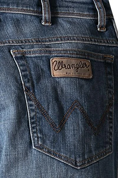 Wrangler Texas Stretch worn broke W121//37X Jeans, Regular Fit, Baumwoll-Stretch, Blau 3 Wrangler Texas Stretch worn broke W121//37X Jeans, Regular Fit, Baumwoll-Stretch, Blau – Bild 3