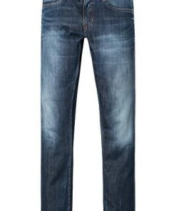 MUSTANG Oregon Straight 3115/5111/593 Jeans Oregon, Slim Fit, Baumwoll-Stretch, Tintenblau, Blau