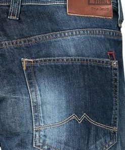 MUSTANG Oregon Straight 3115/5111/593 Jeans Oregon, Slim Fit, Baumwoll-Stretch, Tintenblau, Blau -Biam Jeans Verkäufe 170996 norm3