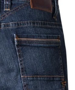 camel active Jeans Houston 488815/9524/42 Straight Fit, Baumwoll-Stretch, Jeansblau -Biam Jeans Verkäufe 189335 norm3