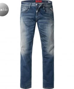 Replay Jeans Anbass M914/661/5/009 Slim Fit, Baumwoll-Stretch 11,5oz, Blau