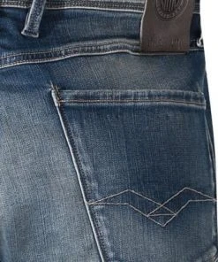 Replay Jeans Anbass M914/661/5/009 Slim Fit, Baumwoll-Stretch 11,5oz, Blau -Biam Jeans Verkäufe 211892 norm3