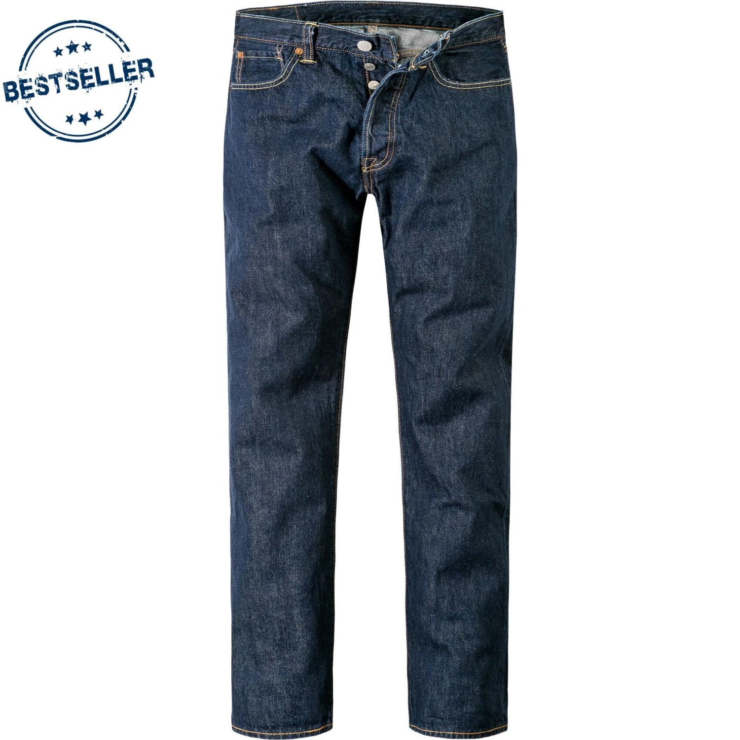 Levi's® 501 Original Fit onewash 00501/0101 Jeans 501, Baumwolle, Dunkelblau 1 Levi's® 501 Original Fit onewash 00501/0101 Jeans 501, Baumwolle, Dunkelblau