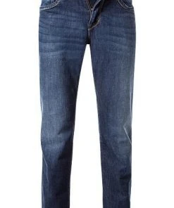 Pepe Jeans Kingston Zip denim PM200143Z45/000 Regular Fit, Baumwoll-Stretch, Dunkelblau