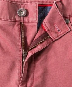 HILTL Jeans Kurt 75633/62800/84 Contemporary Fit, Baumwoll-Stretch, Granat meliert, Rot -Biam Jeans Verkäufe 233618 norm3