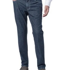 HILTL Jeans Seth 73725/41380/40 Tailored Fit, Baumwoll-Stretch, Denim, Blau