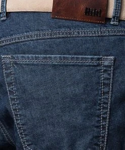 HILTL Jeans Seth 73725/41380/40 Tailored Fit, Baumwoll-Stretch, Denim, Blau -Biam Jeans Verkäufe 258957 norm5