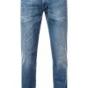 Wrangler Jeans Larston Slim T. green W18S99029 Slim Fit, Baumwoll-Stretch, Blau