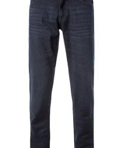 camel active Jeans Houston 488645/9912/43 Straight Fit, Baumwoll-Stretch, Nachtblau, Indigo