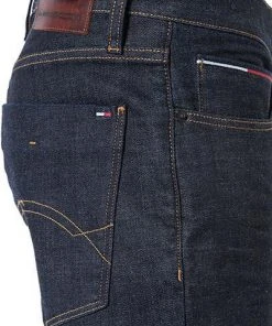 TOMMY JEANS DM0DM04376/498 Slim Fit, Baumwoll-Stretch, Dunkelblau, Indigo -Biam Jeans Verkäufe 286277 norm3