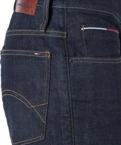 TOMMY JEANS DM0DM04384/498 Straight Fit, Baumwoll-Stretch, Dunkelblau, Indigo -Biam Jeans Verkäufe 286278 norm3