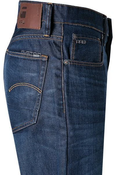 G-STAR Jeans Straight 51002-4639/89 Straight Fit, Baumwolle, Dunkelblau, Blau 3 G-STAR Jeans Straight 51002-4639/89 Straight Fit, Baumwolle, Dunkelblau, Blau – Bild 3