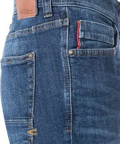 camel active Jeans Houston 488445/9Z55/42 Straight Fit, Baumwoll-Stretch, Indigo, Denim -Biam Jeans Verkäufe 293834 norm3