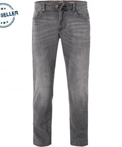camel active Jeans Houston 488445/9+63/05 Straight Fit, Baumwolle T400®, Grau, Anthrazit