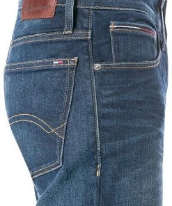 TOMMY JEANS DM0DM04382/933 Straight Fit, Baumwoll-Stretch, Dunkelblau, Indigo -Biam Jeans Verkäufe 295221 norm3