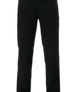 HILTL Jeans Kirk 749/62900/02 Regular Fit, Baumwoll-Stretch, Schwarz