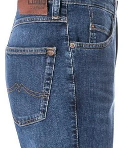 MUSTANG Jeans Tramper 112/5755/078 Slim Fit, Baumwoll-Stretch, Jeansblau, Blau -Biam Jeans Verkäufe 297273 norm3