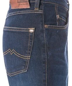 MUSTANG Jeans Tramper 112/5755/098 Slim Fit, Baumwoll-Stretch, Denim, Dunkelblau -Biam Jeans Verkäufe 297274 norm3