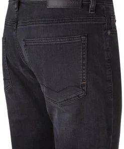 BOSS Jeans Delaware BC-P 50389662/008 Slim Fit, Baumwoll-Stretch, Schwarz -Biam Jeans Verkäufe 299087 norm3