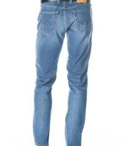Alberto Regular Slim Fit Slipe 68371567/865 Jeans Slipe, Baumwoll-Stretch 12,4oz, Blau, Indigoblau -Biam Jeans Verkäufe 300778 norm3