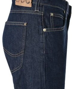 Lee Luke Rinse L719JJDP Jeans Luke, Low Slim Fit, Baumwoll-Stretch, Dunkelblau -Biam Jeans Verkäufe 301223 norm3