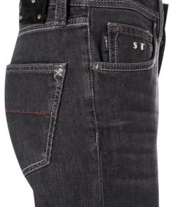 tramarossa Jeans 21UB50001/LEONARDO/6MOON Jeans Leonardo, Baumwoll-Stretch 6 Lune, Anthrazit -Biam Jeans Verkäufe 304802 norm3