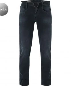 Replay Anbass Jeans M914.000.661 S03/007 Jeans Anbass, Slim Fit, Baumwoll-Stretch 12oz, Nachtblau