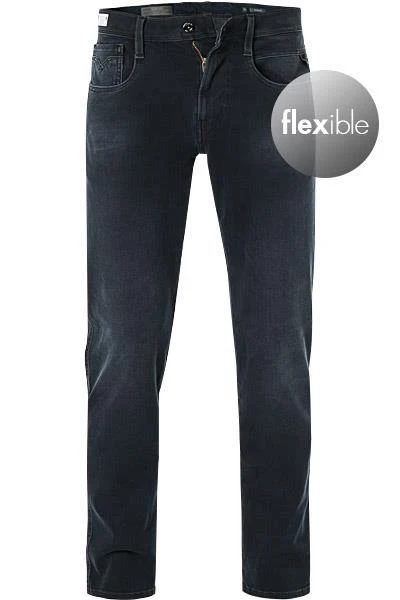 Replay Anbass Jeans M914.000.661 S03/007 Jeans Anbass, Slim Fit, Baumwoll-Stretch 12oz, Nachtblau 2 Replay Anbass Jeans M914.000.661 S03/007 Jeans Anbass, Slim Fit, Baumwoll-Stretch 12oz, Nachtblau – Bild 2