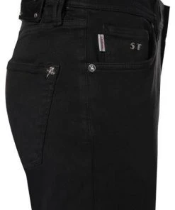 tramarossa 21UB52407/LEONARDO SLIM/D317/1MOON Jeans Leonardo, Slim Fit, Baumwoll-Stretch 1 Mese, Schwarz -Biam Jeans Verkäufe 309294 norm3