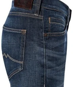 MUSTANG Jeans Oregon Tapered 3116-5111/593 Slim Fit, Baumwoll-Stretch, Dunkelblau -Biam Jeans Verkäufe 312735 norm3