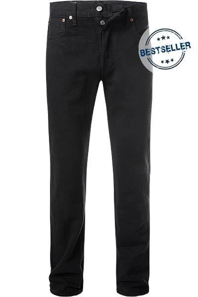 Levi's® 501 Original Fit Black 00501/0165 Jeans 501, Baumwolle, Schwarz 2 Levi's® 501 Original Fit Black 00501/0165 Jeans 501, Baumwolle, Schwarz – Bild 2