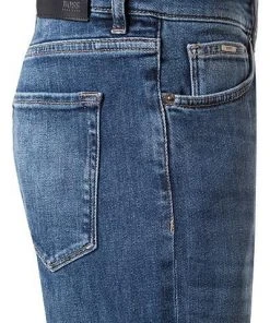 BOSS Jeans Maine 50401694/417 Jeans Delaware, Regular Fit, Baumwoll-Stretch, Mittelblau, Marine -Biam Jeans Verkäufe 316237 norm3