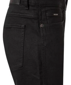 BOSS Jeans Delaware 50400078/001 Slim Fit, Baumwoll-Stretch, Schwarz -Biam Jeans Verkäufe 316249 norm3