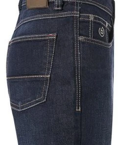 bugatti Jeans 3280D/16640/363 Regular Fit, Baumwoll-Stretch, Dunkelblau, Indigoblau -Biam Jeans Verkäufe 318229 norm3