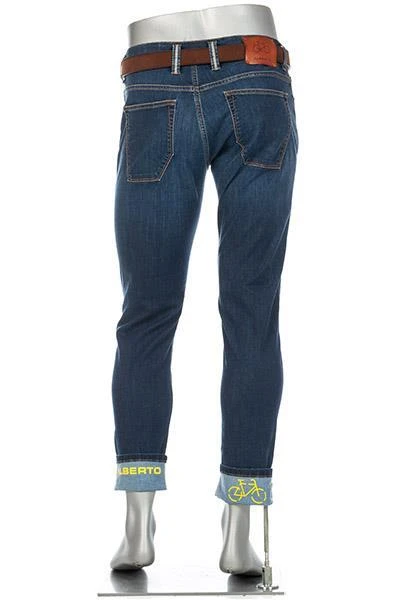 Alberto Bike Alberto Slim Fit Speed-Ds Coolmax 67582560/890 Jeans Bike, Baumwoll-Stretch Coolmax® 9oz, Mittelblau, Dunkelblau 3 Alberto Bike Alberto Slim Fit Speed-Ds Coolmax 67582560/890 Jeans Bike, Baumwoll-Stretch Coolmax® 9oz, Mittelblau, Dunkelblau – Bild 3