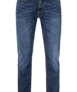 TOMMY JEANS DM0DM03957/911 Slim Fit, Baumwoll-Stretch Dynamic Stretch, Denim, Blau