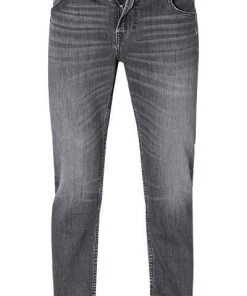 7 for all mankind Jeans Slimmy grau JSMXR730FY Tapered Fit, Baumwoll-Stretch