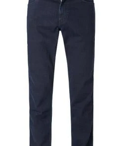 Wrangler Jeans Greensboro black back W15QQC77D Regular Straight, Baumwoll-Stretch, Dunkelblau