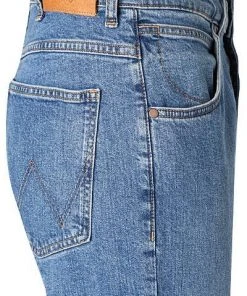 Wrangler Jeans Arizona fuse blue W12OM440D Classic Straight, Baumwoll-Stretch, Hellblau -Biam Jeans Verkäufe 327038 norm3