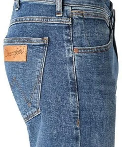 Wrangler Jeans Larstone blue fire W18SV777W Slim Tapered, Baumwoll-Stretch, Mittelblau -Biam Jeans Verkäufe 327039 norm3