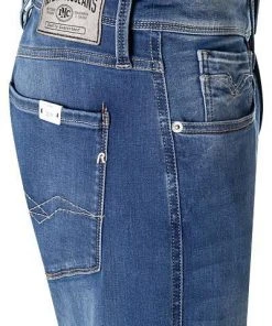 Replay Jeans Anbass M914.000.41A 504/009 Slim Fit, Baumwoll-Stretch, Mittelblau, Blau -Biam Jeans Verkäufe 330455 norm3