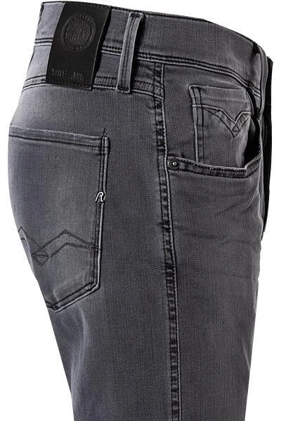 Replay Jeans Anbass M914Y .000.661 03G/010 Slim Fit, Baumwoll-Stretch, Dunkelgrau, Stahlgrau 4 Replay Jeans Anbass M914Y .000.661 03G/010 Slim Fit, Baumwoll-Stretch, Dunkelgrau, Stahlgrau – Bild 4