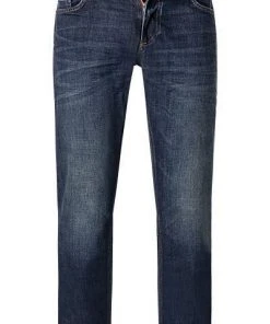 camel active Jeans 488605/9829/82 Straight Fit, Baumwoll-Stretch, Dunkelblau, Jeansblau