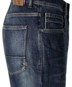 camel active Jeans 488605/9829/82 Straight Fit, Baumwoll-Stretch, Dunkelblau, Jeansblau -Biam Jeans Verkäufe 334432 norm3