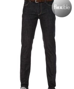 Alberto Regular Fit Pipe 66771895/899 Jeans Pipe, Baumwolle T400® 11oz, Nachtblau, Dunkelblau