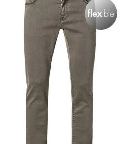 tramarossa 21UB52407/LEONARDO SLIM/G125/0299/M01 Jeans Leonardo, Slim Fit, Baumwoll-Stretch, Khaki