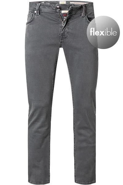 tramarossa 21UB52407/LEONARDO SLIM/G125/0785/M01 Jeans Leonardo, Slim Fit, Baumwoll-Stretch, Stahlgrau 1 tramarossa 21UB52407/LEONARDO SLIM/G125/0785/M01 Jeans Leonardo, Slim Fit, Baumwoll-Stretch, Stahlgrau