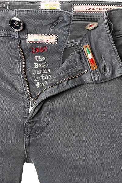 tramarossa 21UB52407/LEONARDO SLIM/G125/0785/M01 Jeans Leonardo, Slim Fit, Baumwoll-Stretch, Stahlgrau 3 tramarossa 21UB52407/LEONARDO SLIM/G125/0785/M01 Jeans Leonardo, Slim Fit, Baumwoll-Stretch, Stahlgrau – Bild 3