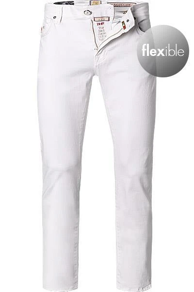 tramarossa 21UB52407/LEONARDO SLIM/G125/0001/M01 Jeans Leonardo, Slim Fit, Baumwoll-Stretch, Weiß 1 tramarossa 21UB52407/LEONARDO SLIM/G125/0001/M01 Jeans Leonardo, Slim Fit, Baumwoll-Stretch, Weiß